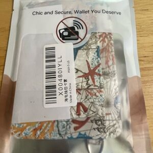 Stylish Multicolor NWT RFID Blocking Wallet Case